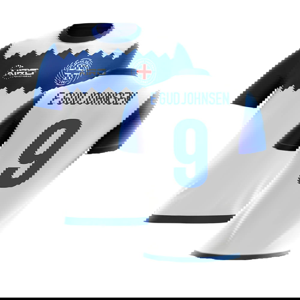 2025-2026 Iceland Airo Concept Away Shirt (E Gudjohnsen 9) - Kids