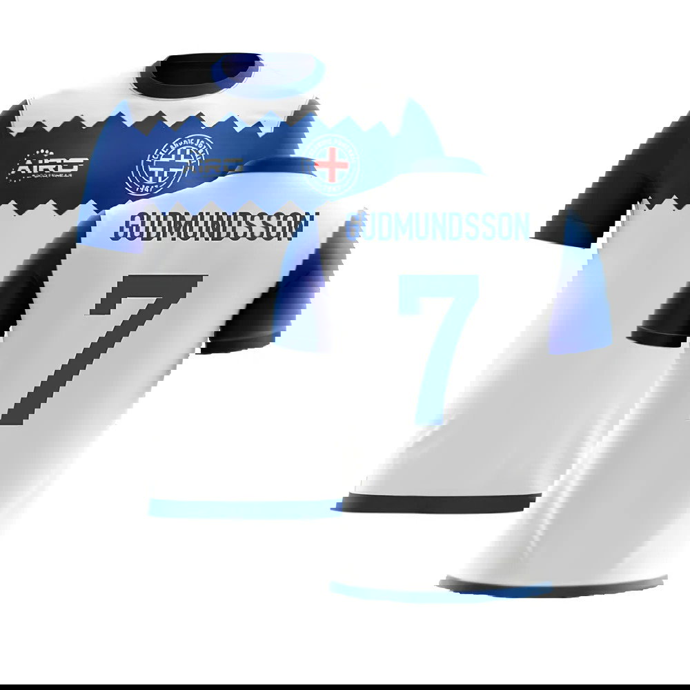 2025-2026 Iceland Airo Concept Away Shirt (Gudmundsson 7) - Kids