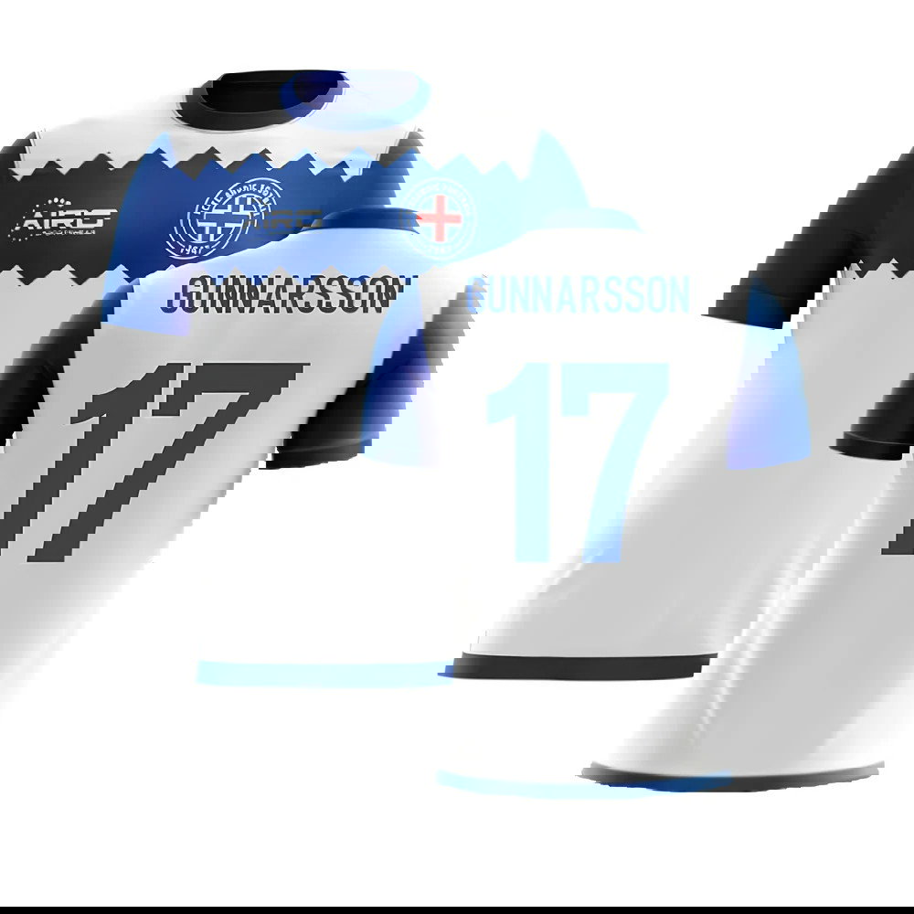 2025-2026 Iceland Airo Concept Away Shirt (Gunnarsson 17) - Kids