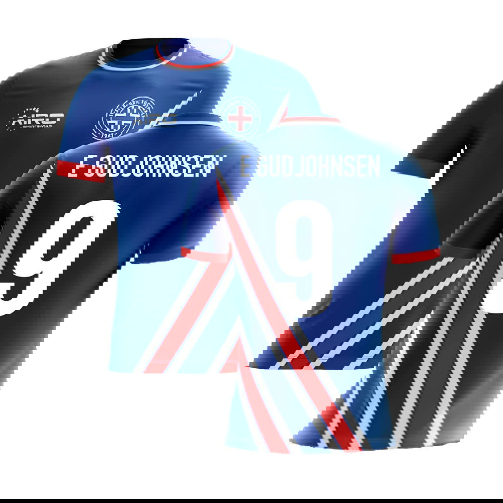 2025-2026 Iceland Airo Concept Home Shirt (E Gudjohnsen 9)