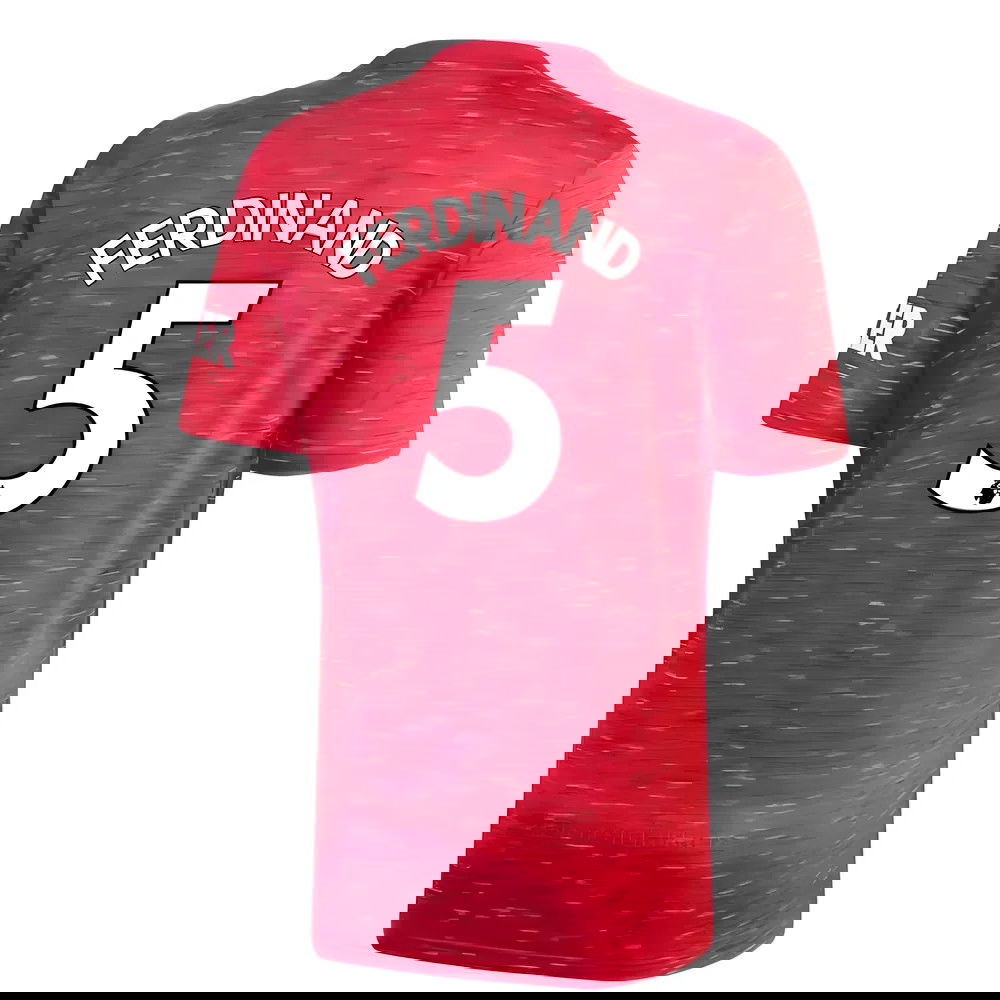 2020-2021 Man Utd Adidas Home Football Shirt (FERDINAND 5)