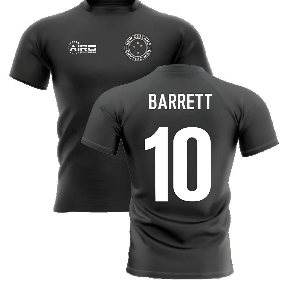 2025-2026 New Zealand Home Concept Rugby Shirt (Barrett 10)