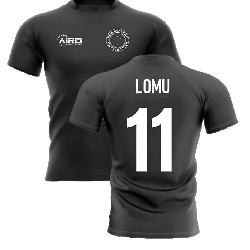 2025-2026 New Zealand Home Concept Rugby Shirt (Lomu 11)
