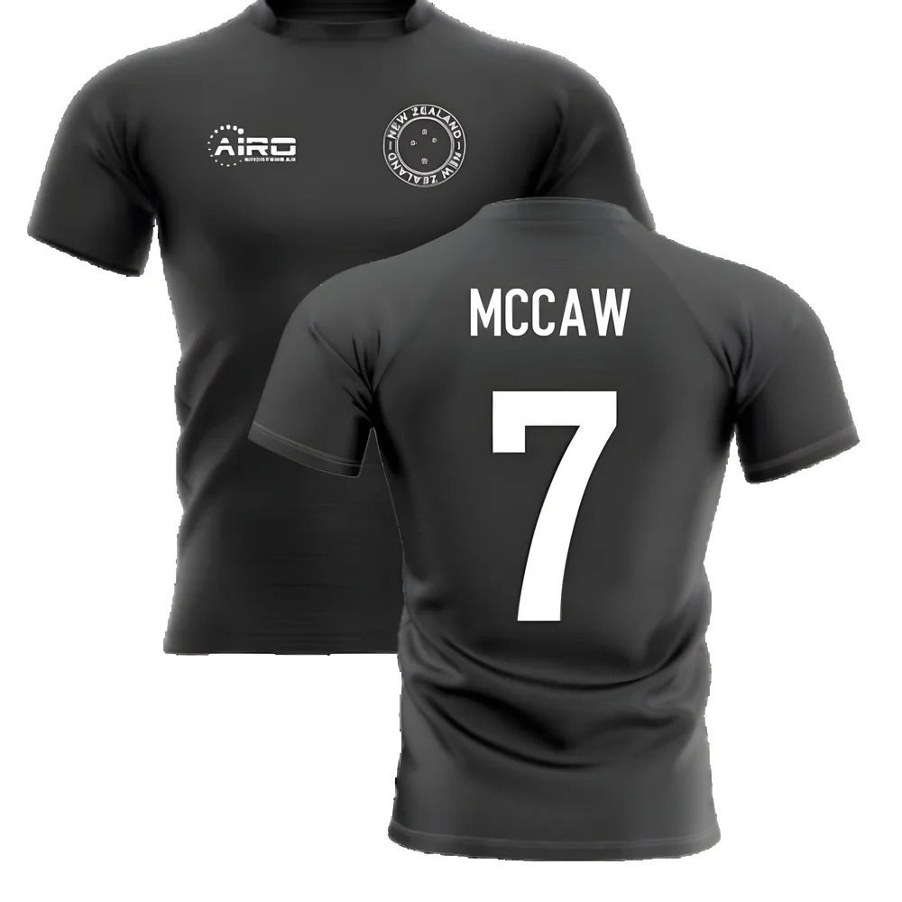 2025-2026 New Zealand Home Concept Rugby Shirt (McCaw 7)