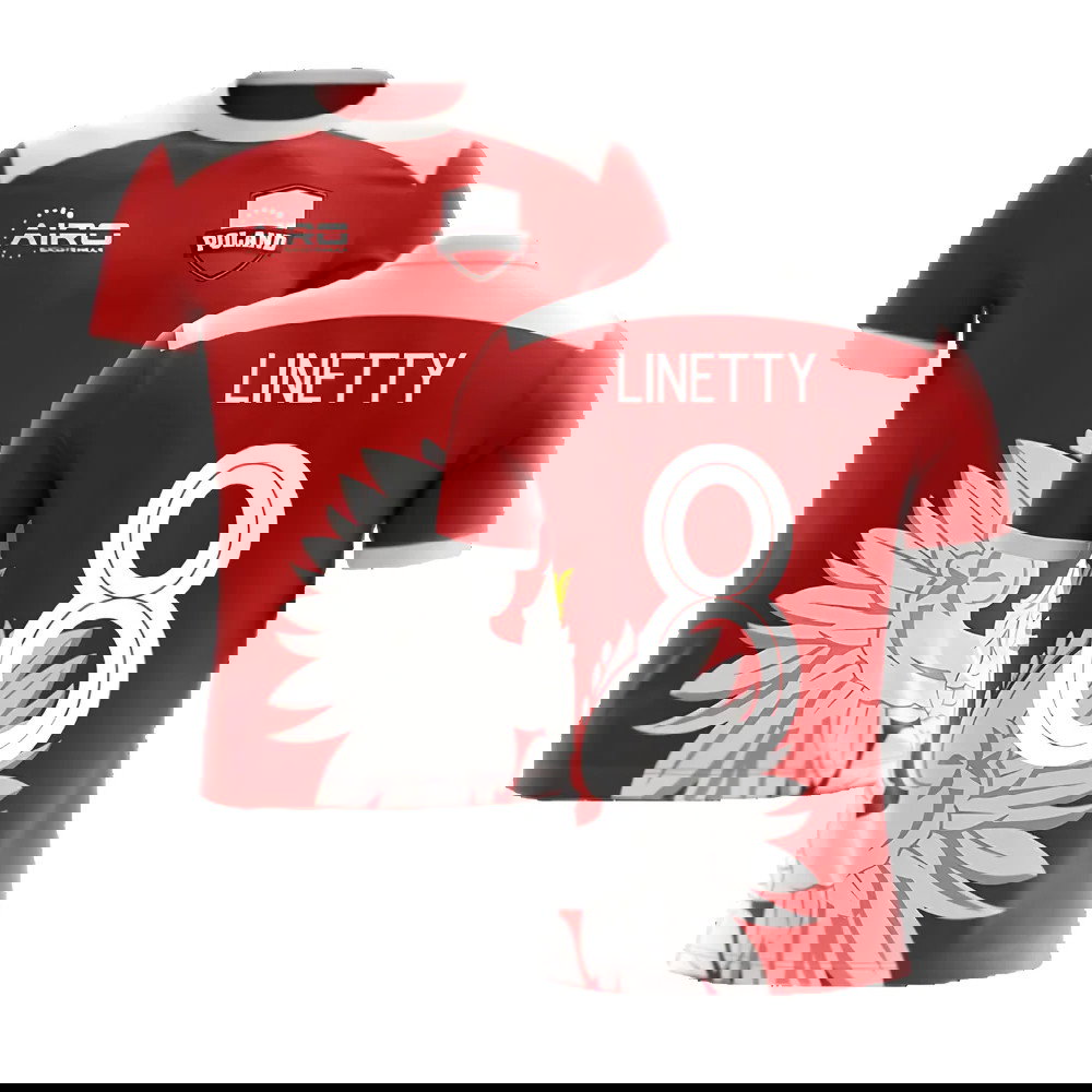 2025-2026 Poland Away Concept Football Shirt (Linetty 8) - Kids