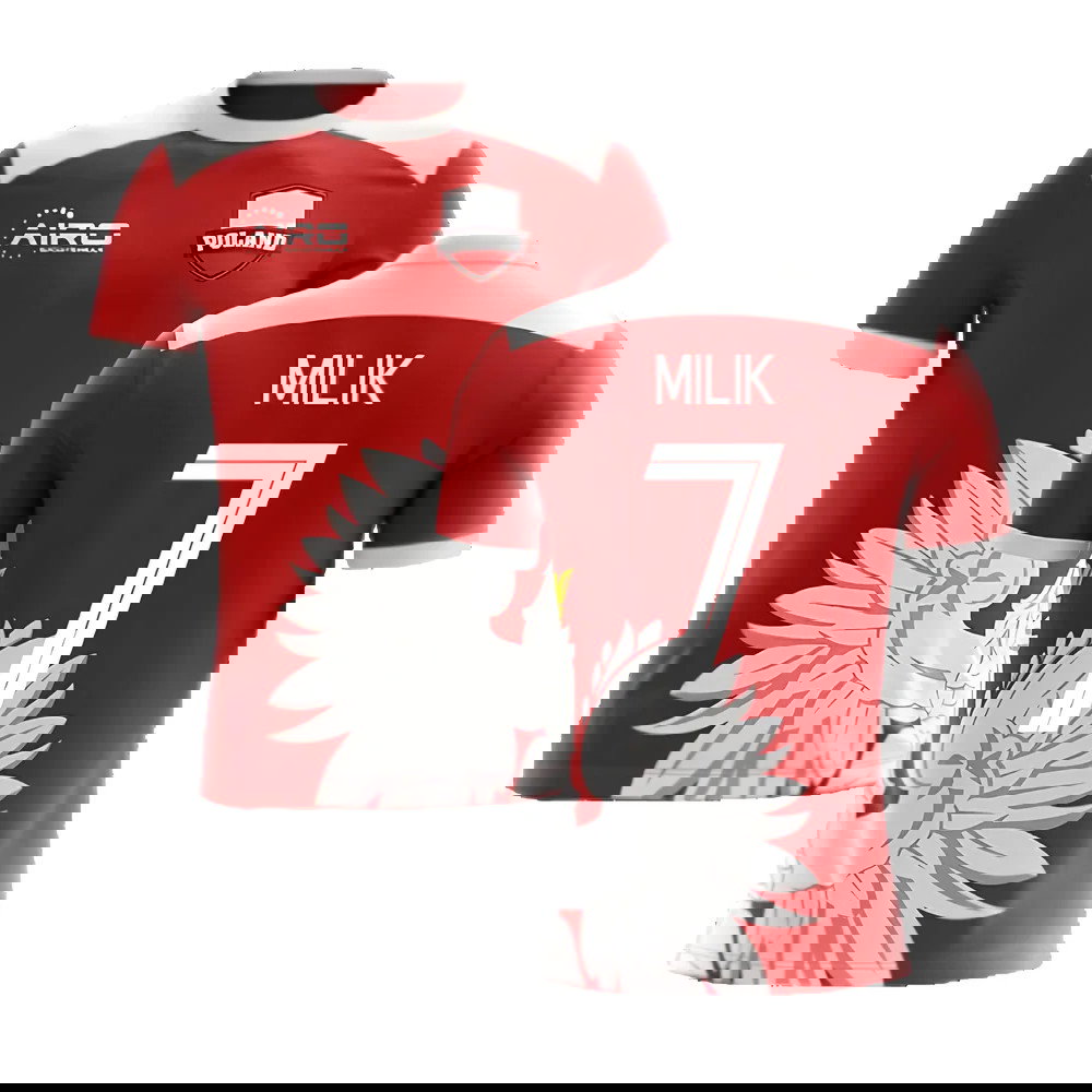 2025-2026 Poland Away Concept Football Shirt (Milik 7) - Kids