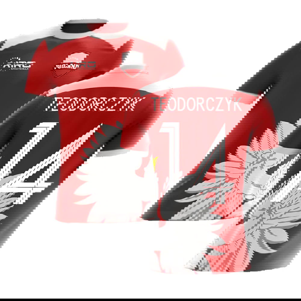 2025-2026 Poland Away Concept Football Shirt (Teodorczyk 14) - Kids