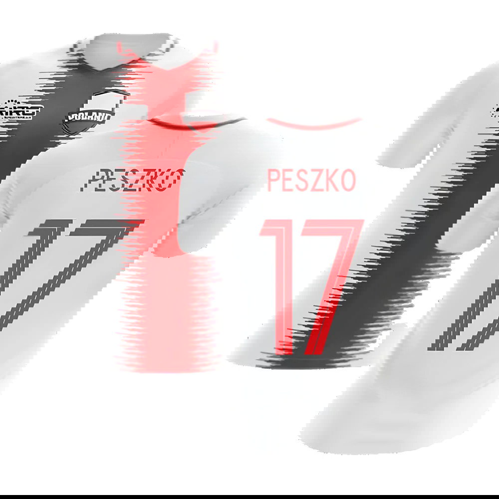 2025-2026 Poland Home Concept Football Shirt (Peszko 17) - Kids