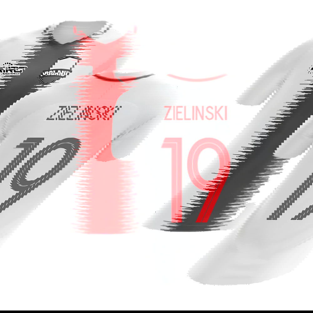 2025-2026 Poland Home Concept Football Shirt (Zielinski 19)