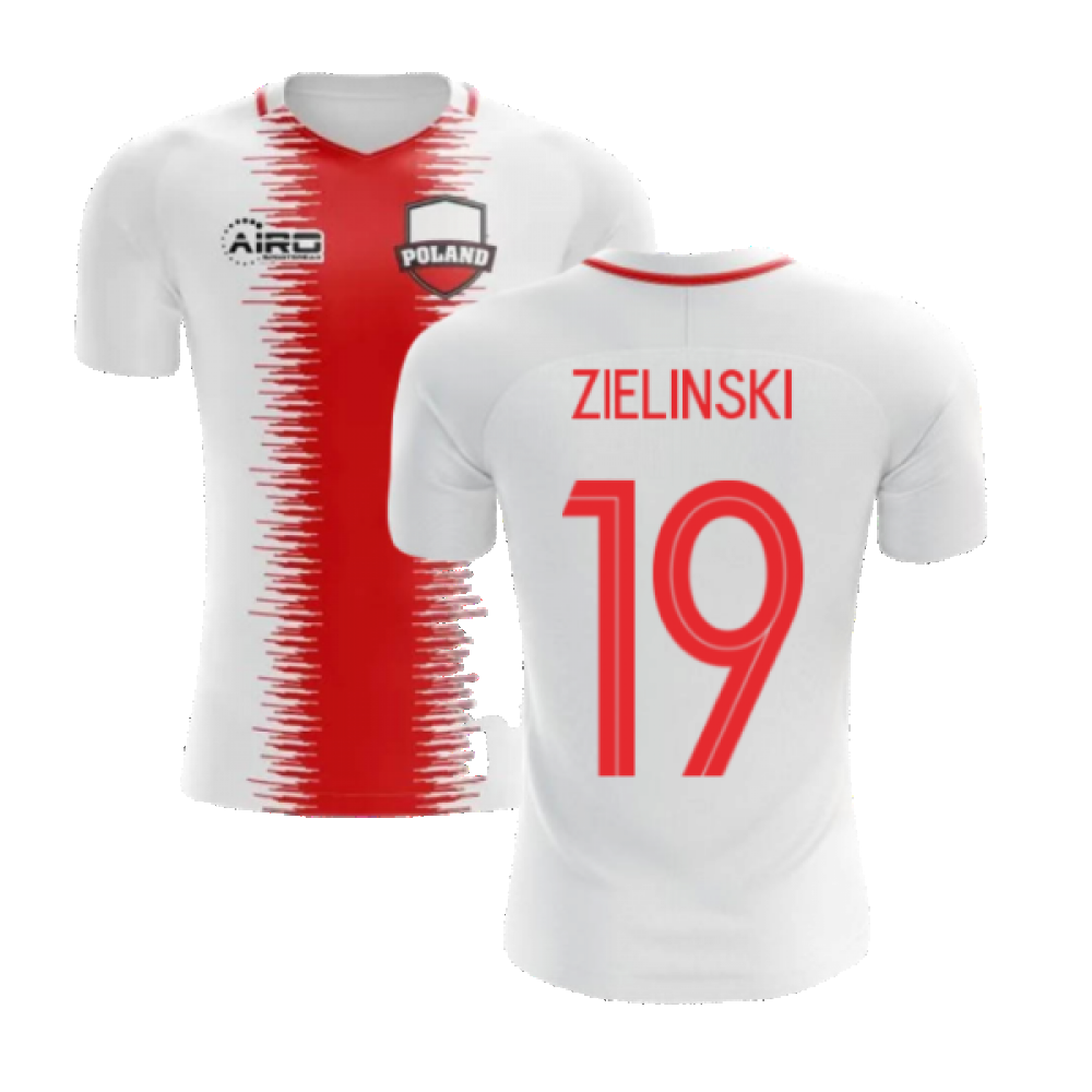 2025-2026 Poland Home Concept Football Shirt (Zielinski 19)