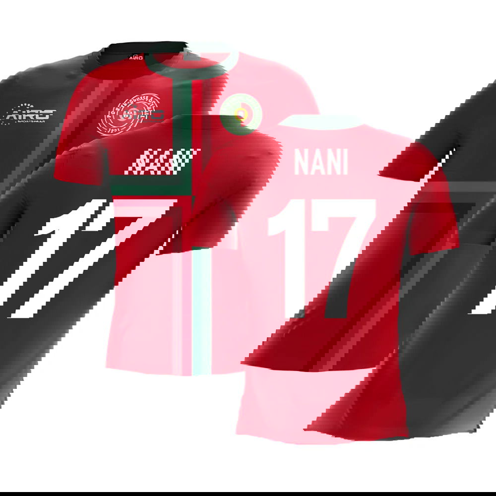 2025-2026 Portugal Airo Concept Home Shirt (Nani 17)