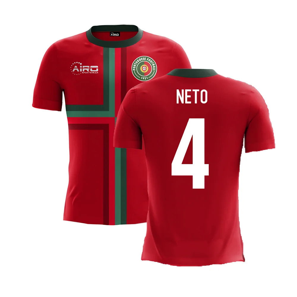 2025-2026 Portugal Airo Concept Home Shirt (Neto 4) - Kids
