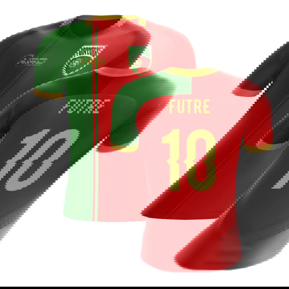2025-2026 Portugal Flag Home Concept Football Shirt (Futre 10)