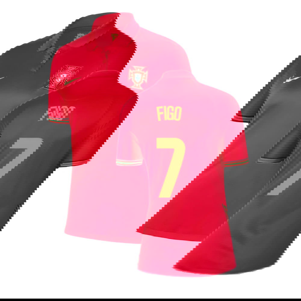 2020-2021 Portugal Home Nike Womens Shirt (FIGO 7)