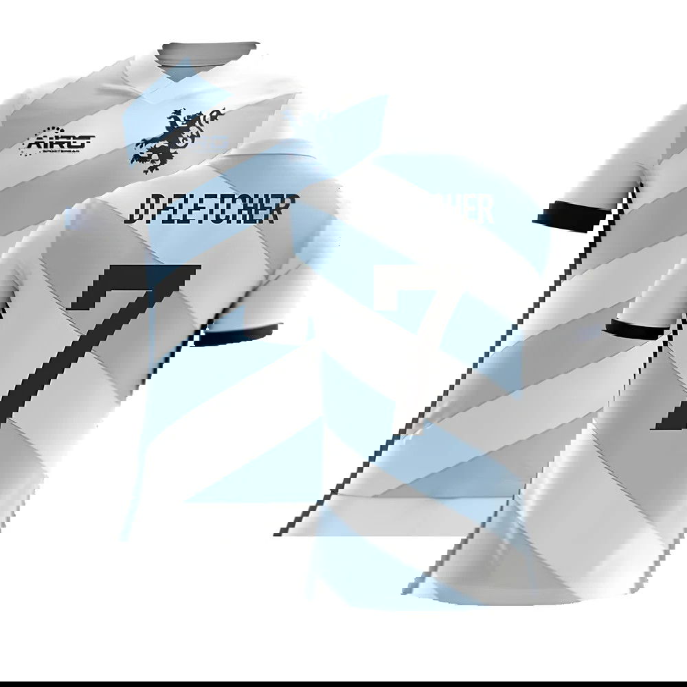 2025-2026 Scotland Airo Concept Away Shirt (D Fletcher 7) - Kids