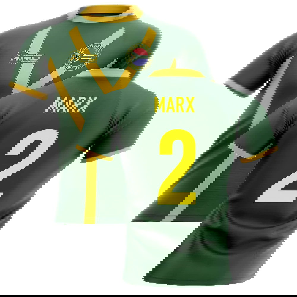 2025-2026 South Africa Springboks Flag Concept Rugby Shirt (Marx 2)