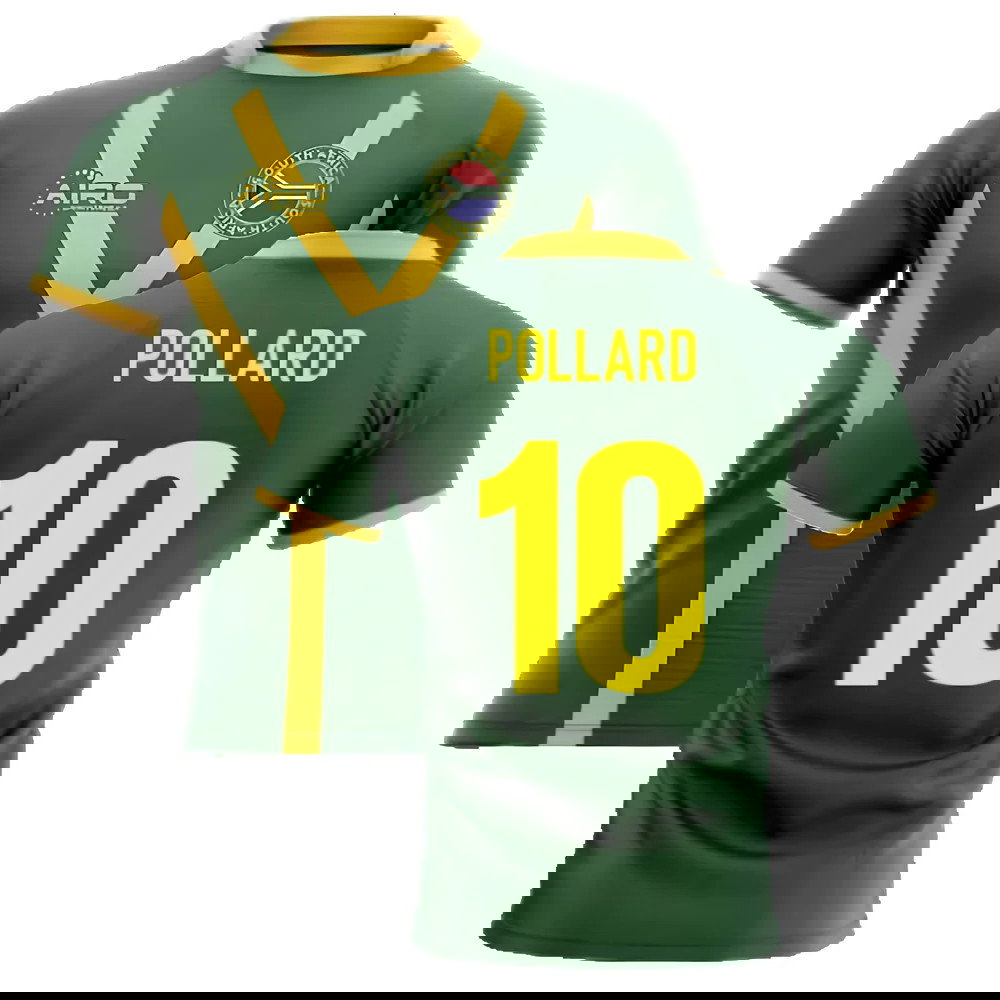 2025-2026 South Africa Springboks Flag Concept Rugby Shirt (Pollard 10)