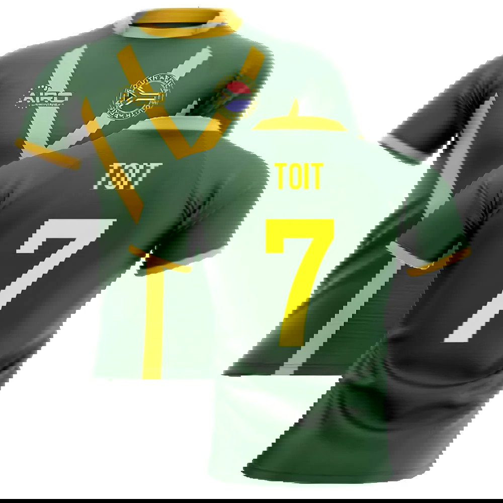 2025-2026 South Africa Springboks Flag Concept Rugby Shirt (Toit 7)