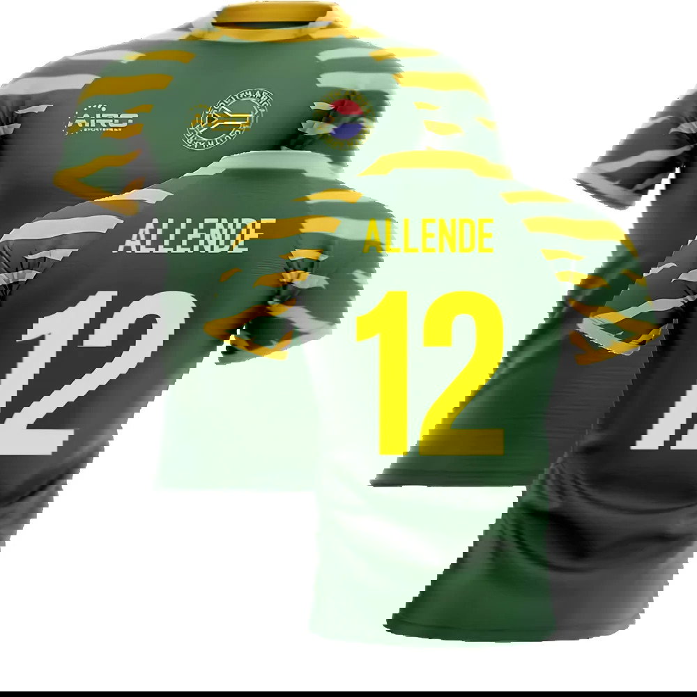 2025-2026 South Africa Springboks Home Concept Rugby Shirt (Allende 12)