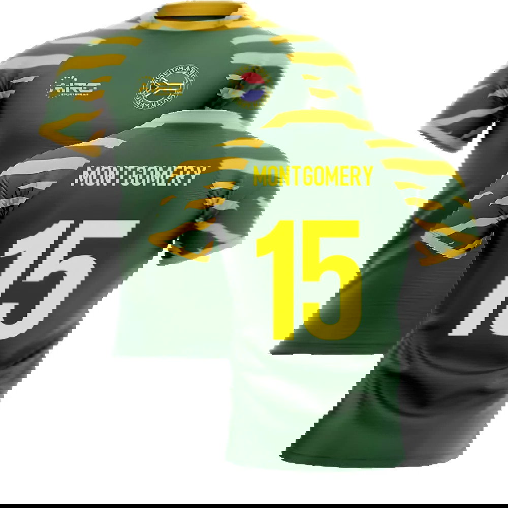 2025-2026 South Africa Springboks Home Concept Rugby Shirt (Montgomery 15)