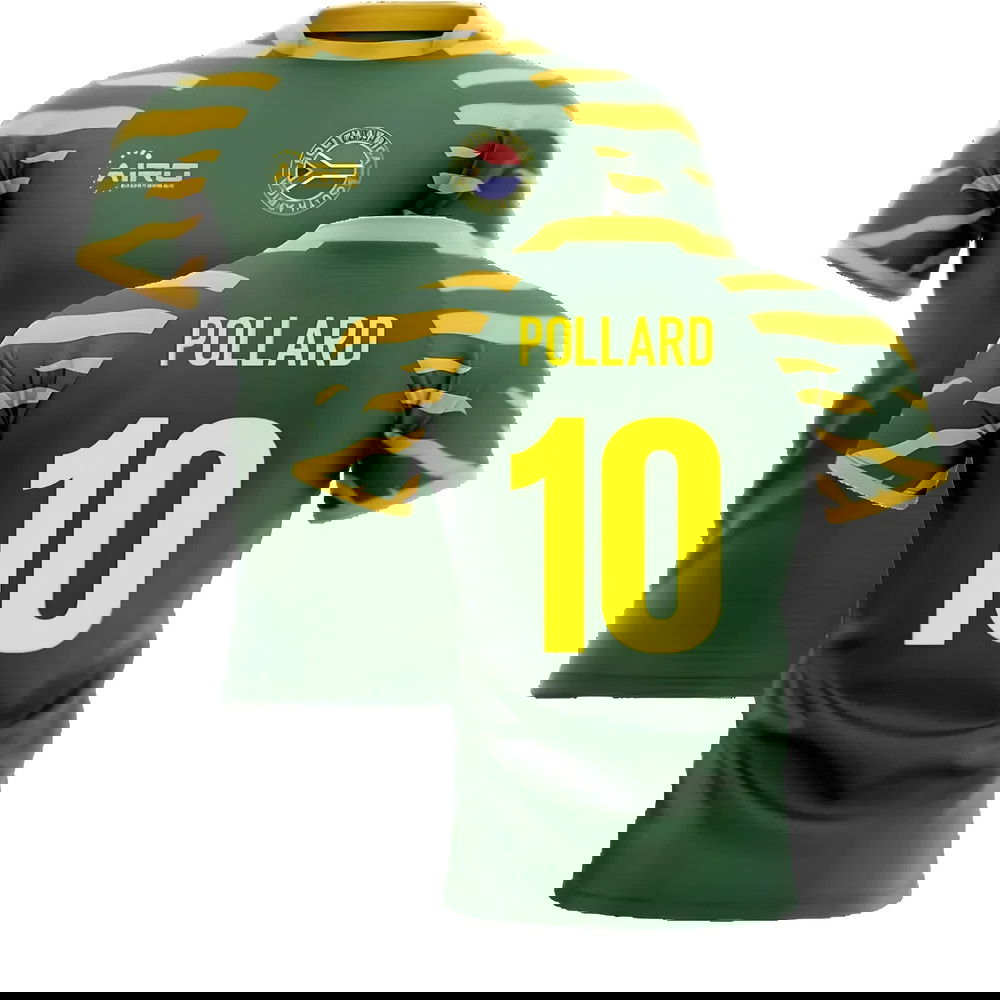 2025-2026 South Africa Springboks Home Concept Rugby Shirt (Pollard 10)