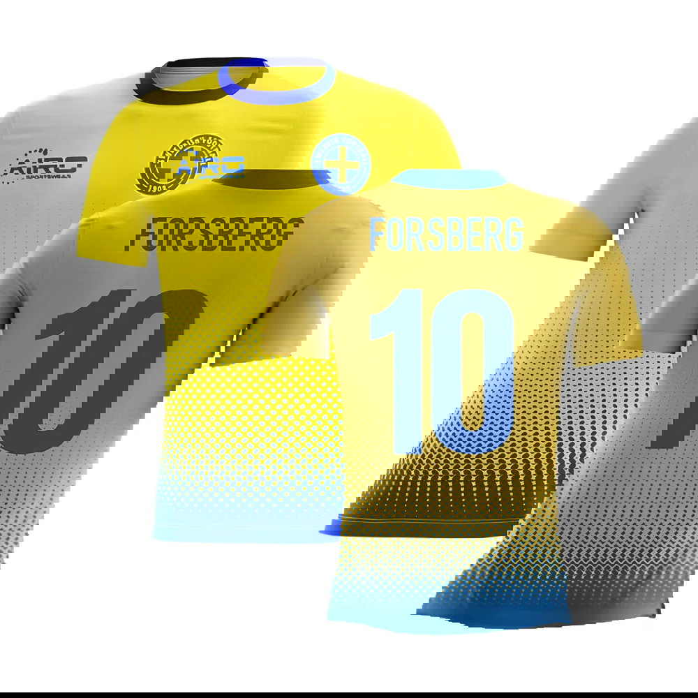 2025-2026 Sweden Airo Concept Home Shirt (Forsberg 10)