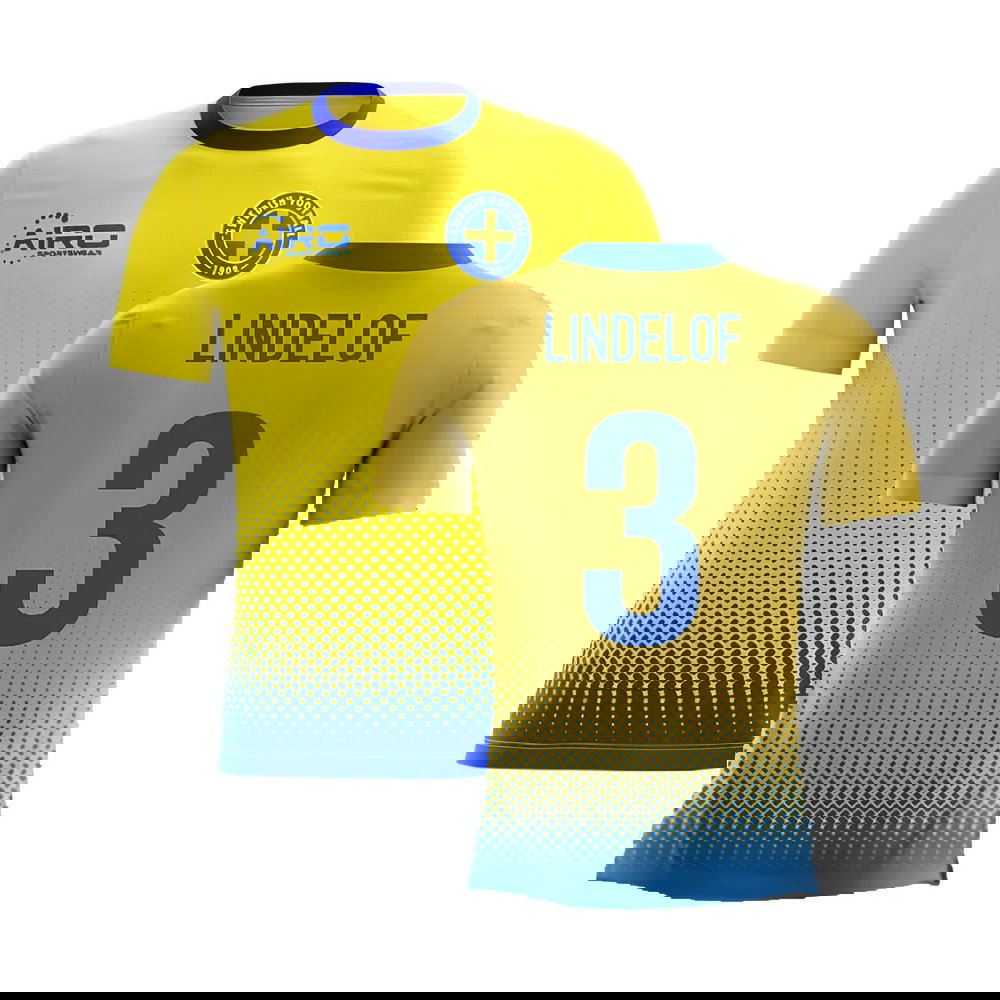 2025-2026 Sweden Airo Concept Home Shirt (Lindelof 3)