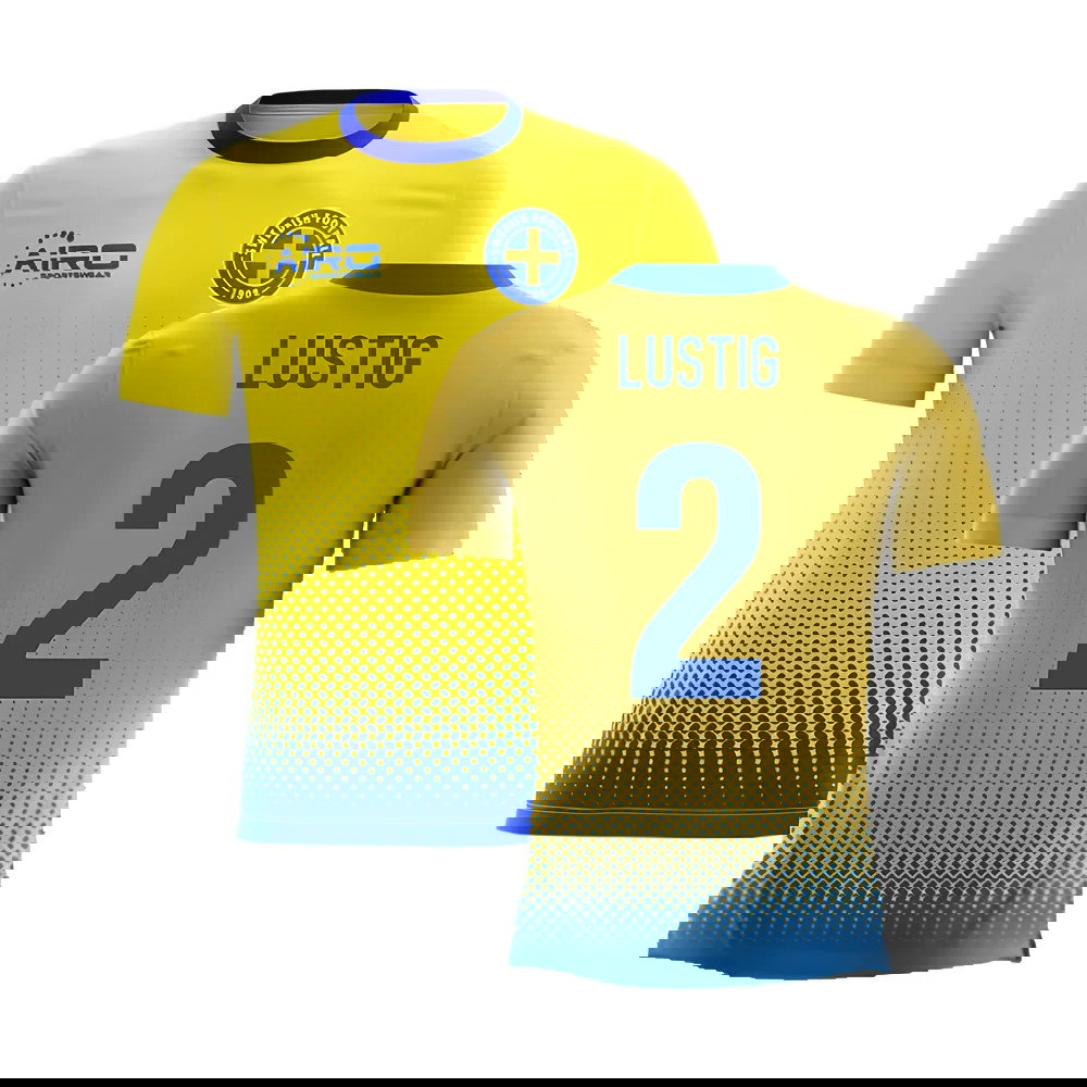 2025-2026 Sweden Airo Concept Home Shirt (Lustig 2)