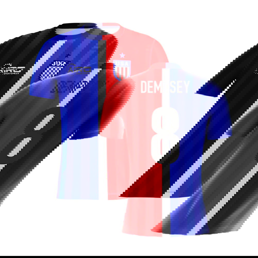 2025-2026 USA Airo Concept Away Shirt (Dempsey 8) - Kids