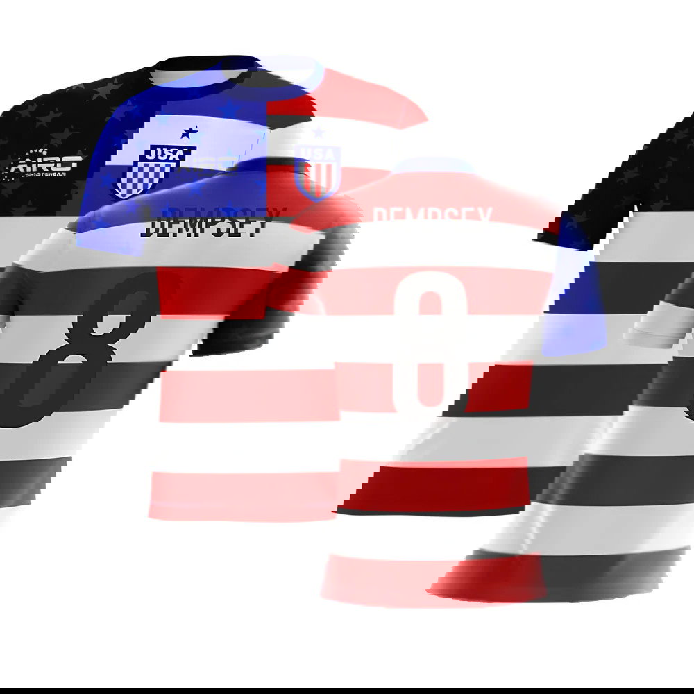2025-2026 USA Airo Concept Home Shirt (Dempsey 8)