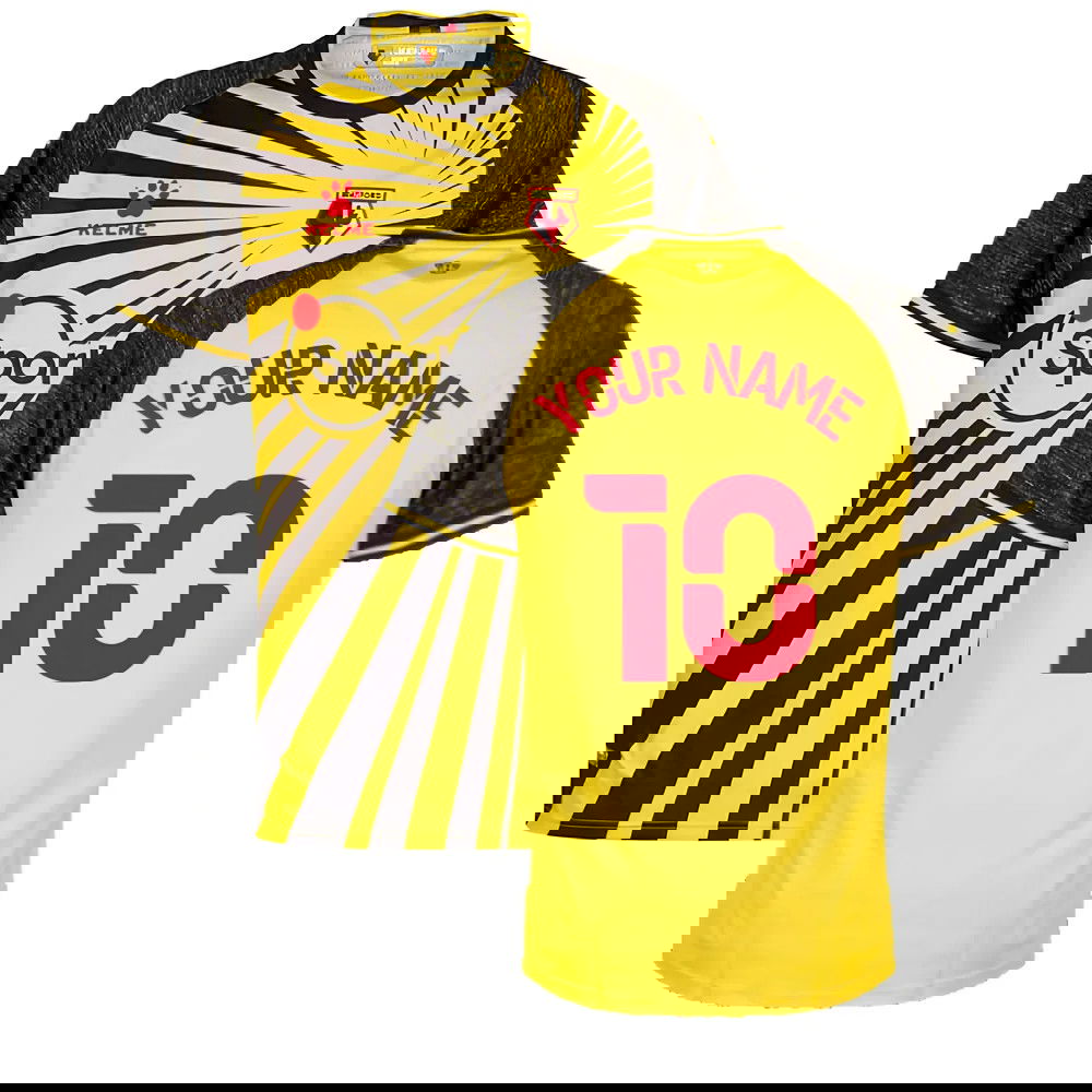 2020-2021 Watford Home Shirt (Your Name)