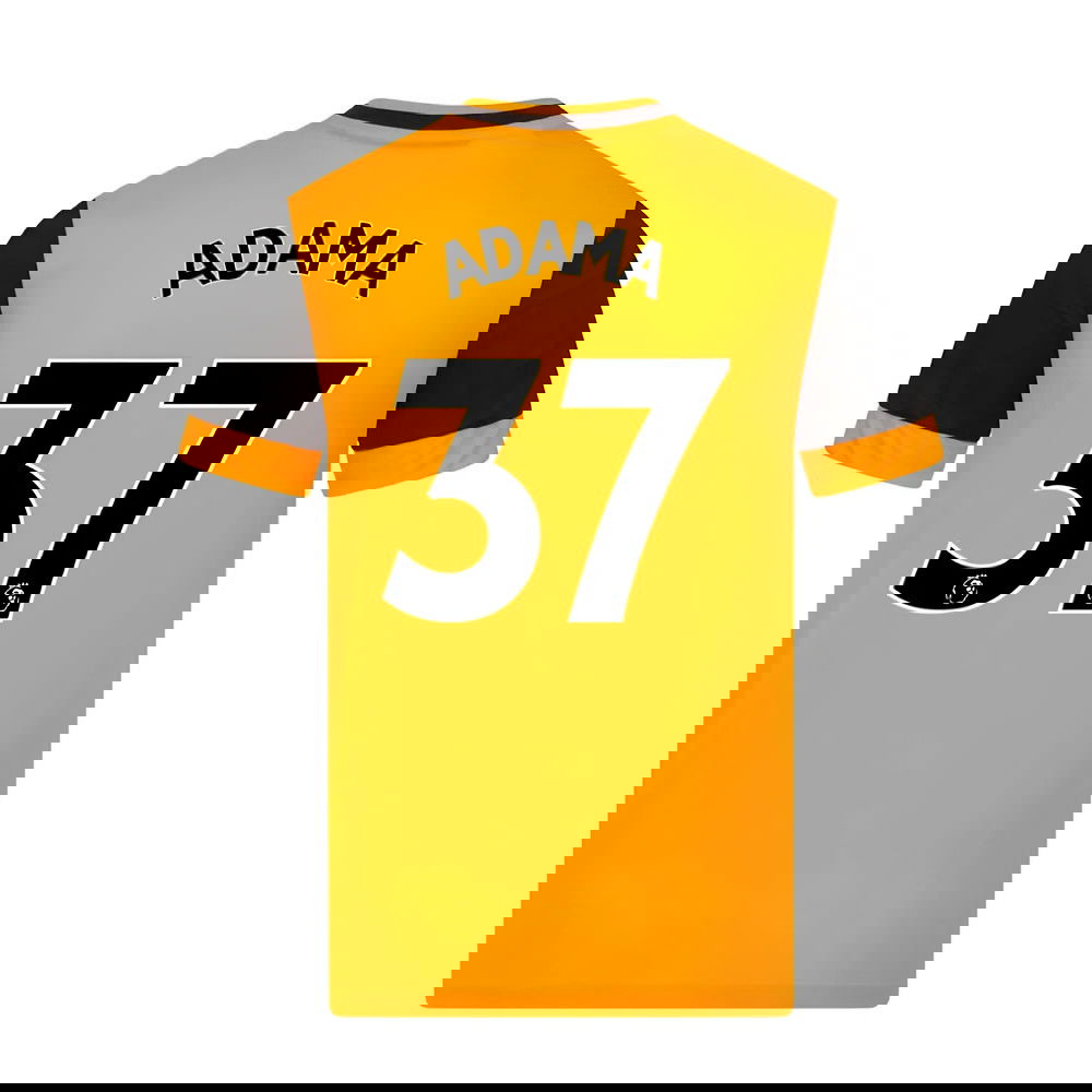 2020-2021 Wolves Home Football Shirt (ADAMA 37)