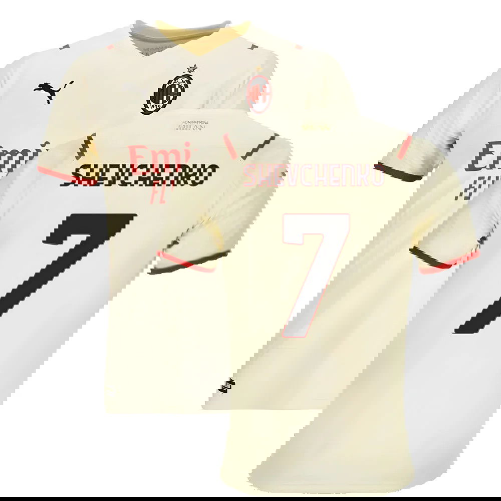 2021-2022 AC Milan Away Shirt (Kids) (SHEVCHENKO 7)