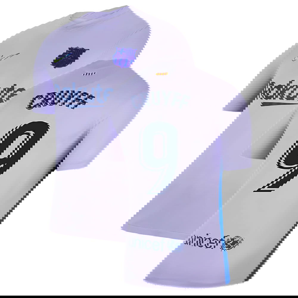 2021-2022 Barcelona Away Shirt (Kids) (CRUYFF 9)
