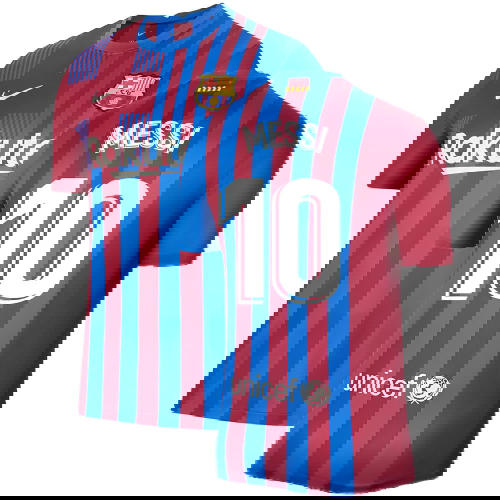 2021-2022 Barcelona Home Shirt (MESSI 10)