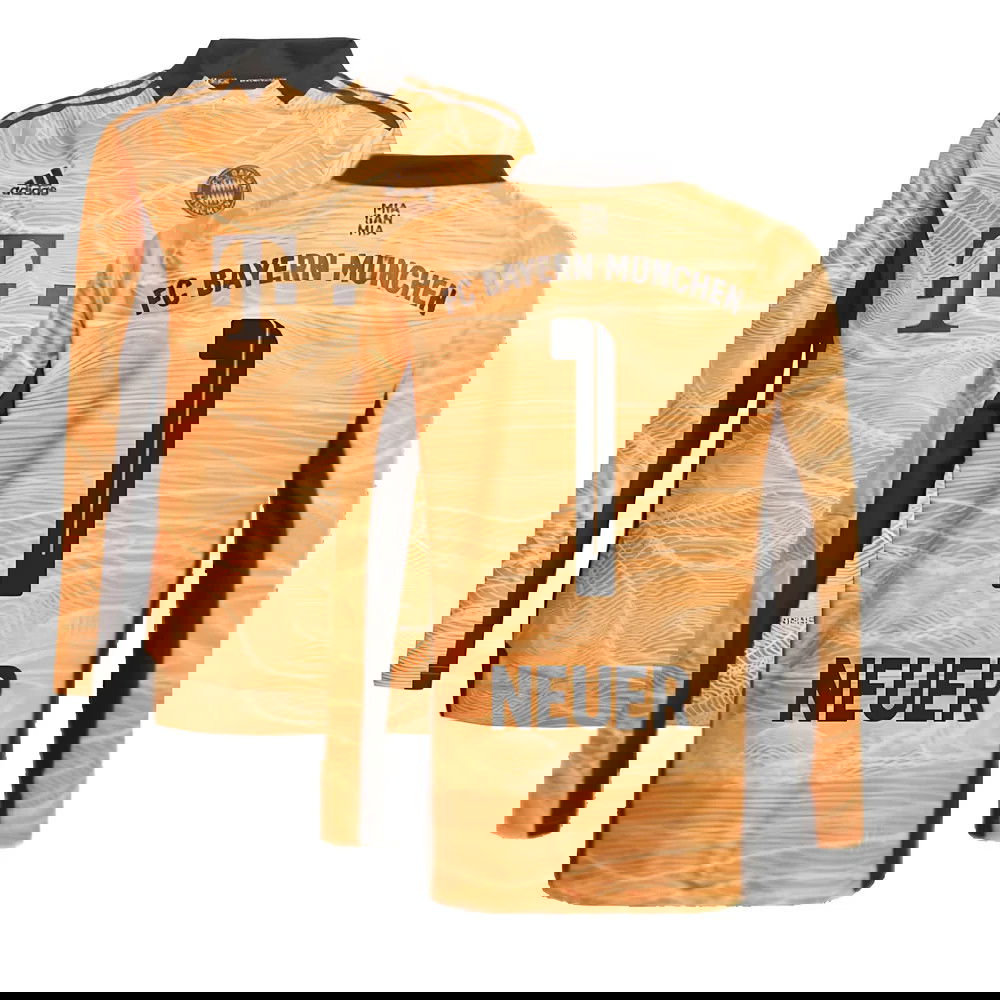 2021-2022 Bayern Munich Home Goalkeeper Shirt (Orange) (NEUER 1)