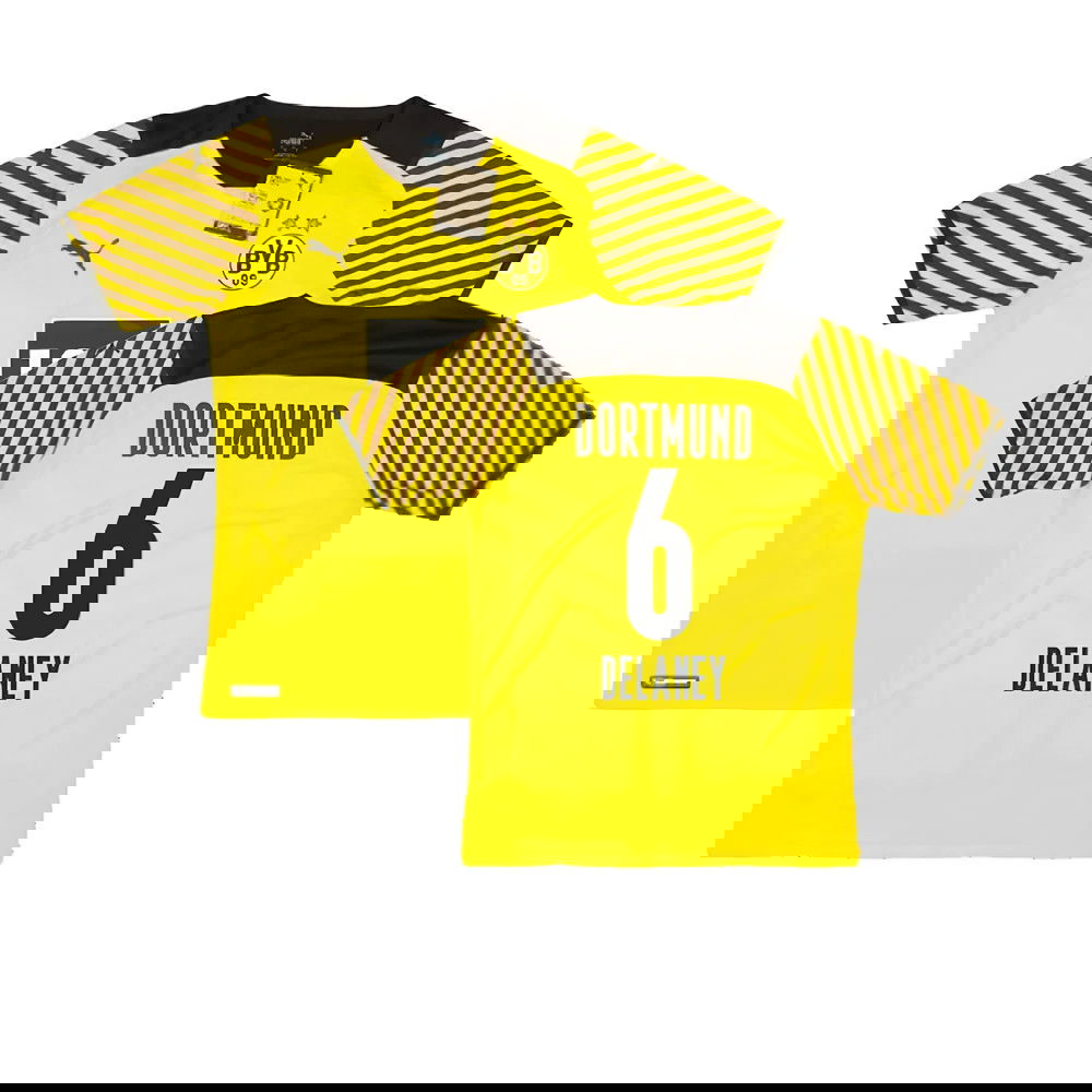 2021-2022 Borussia Dortmund Player Issue Home Shirt (DELANEY 6)