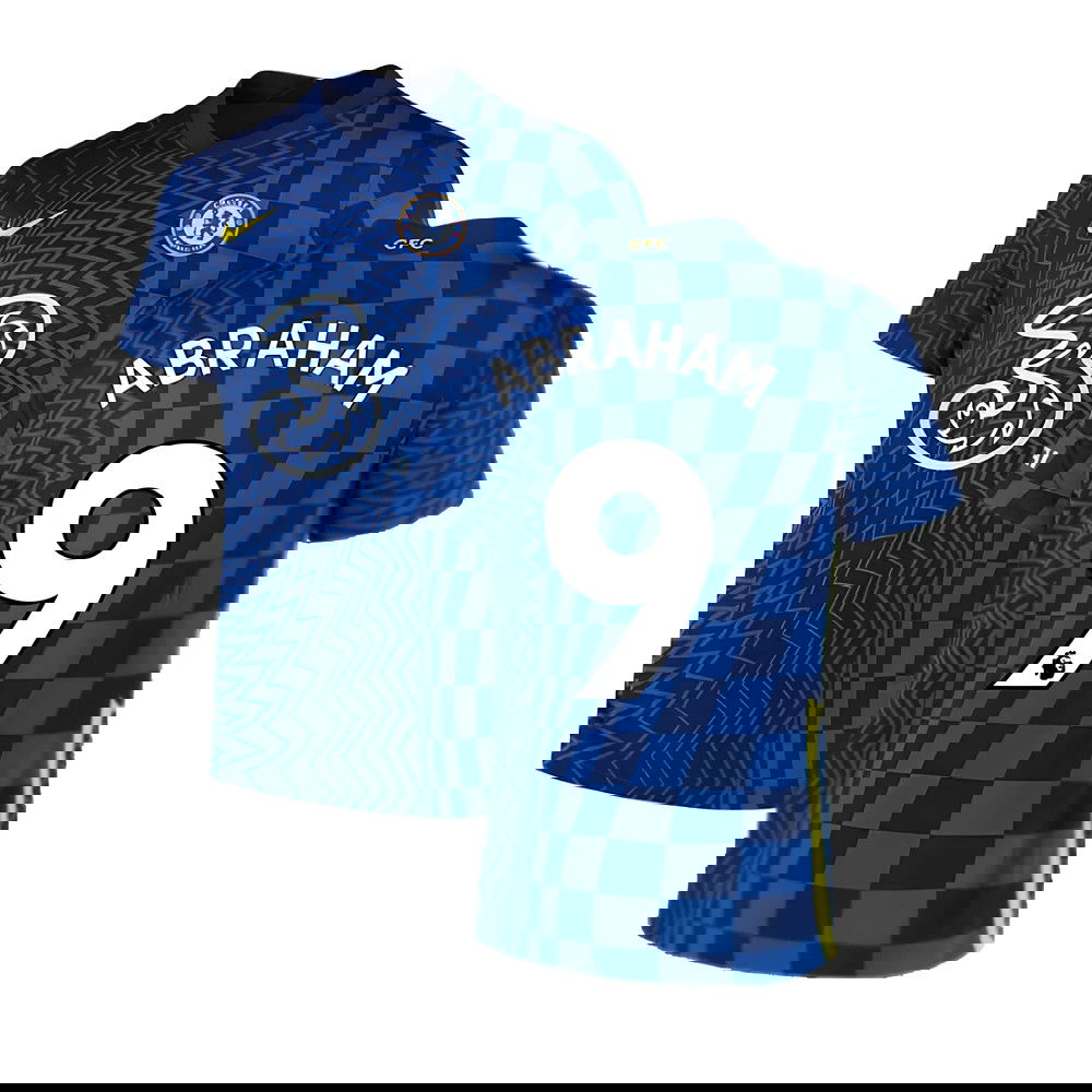 2021-2022 Chelsea Home Shirt (ABRAHAM 9)