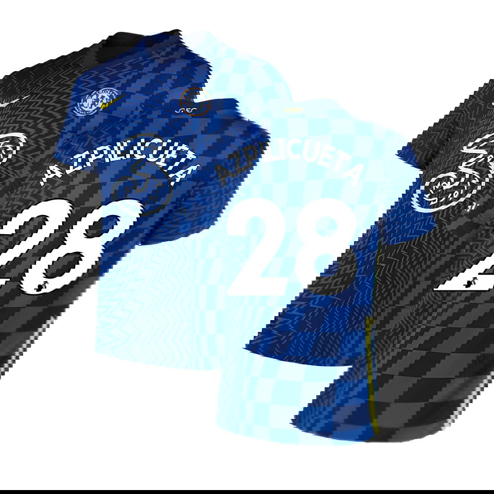 2021-2022 Chelsea Home Shirt (AZPILICUETA 28)