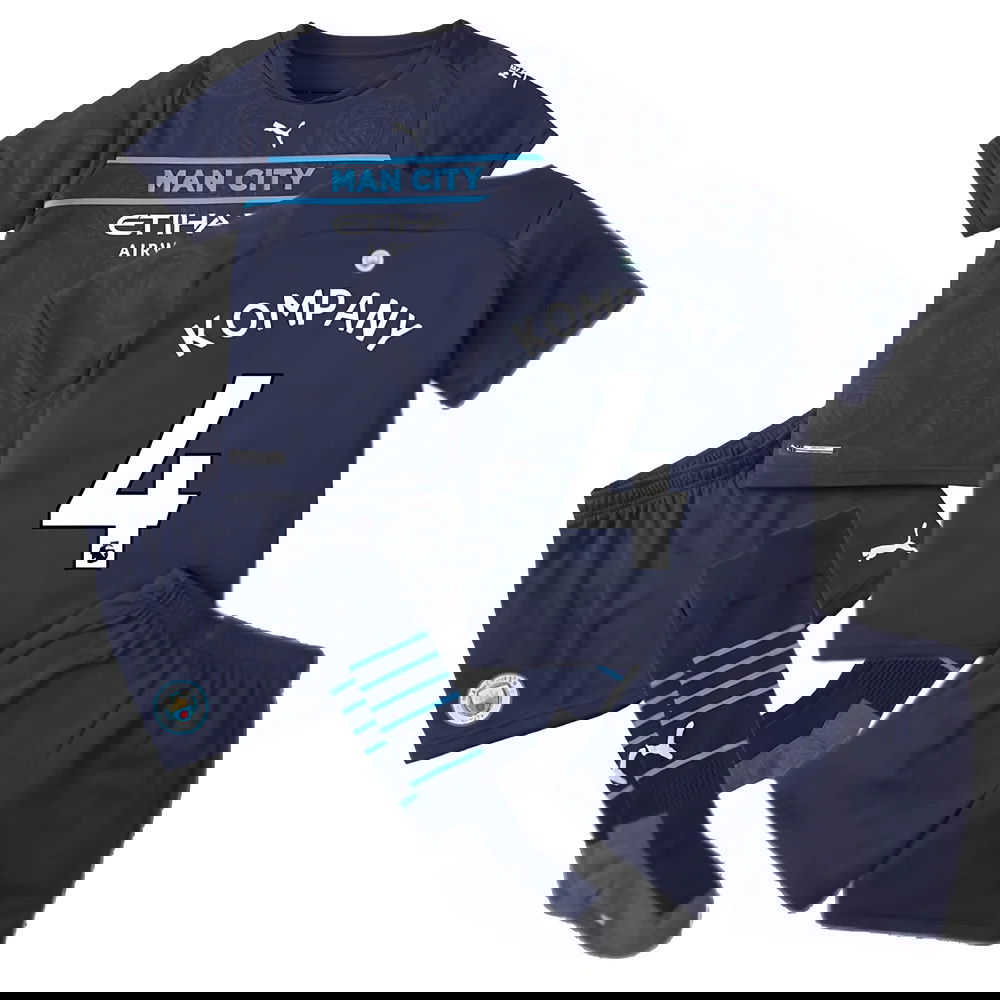 2021-2022 Man City 3rd Mini Kit (KOMPANY 4)