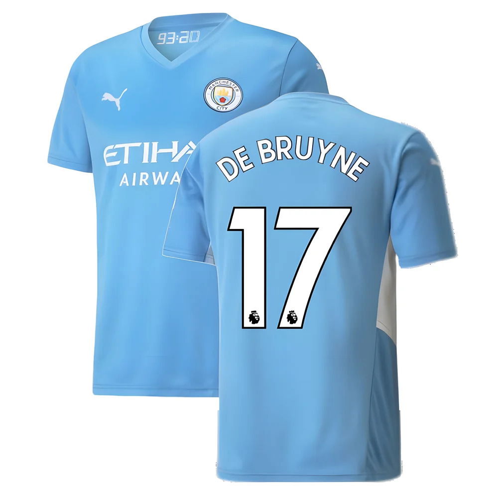 2021-2022 Man City Home Shirt (DE BRUYNE 17)