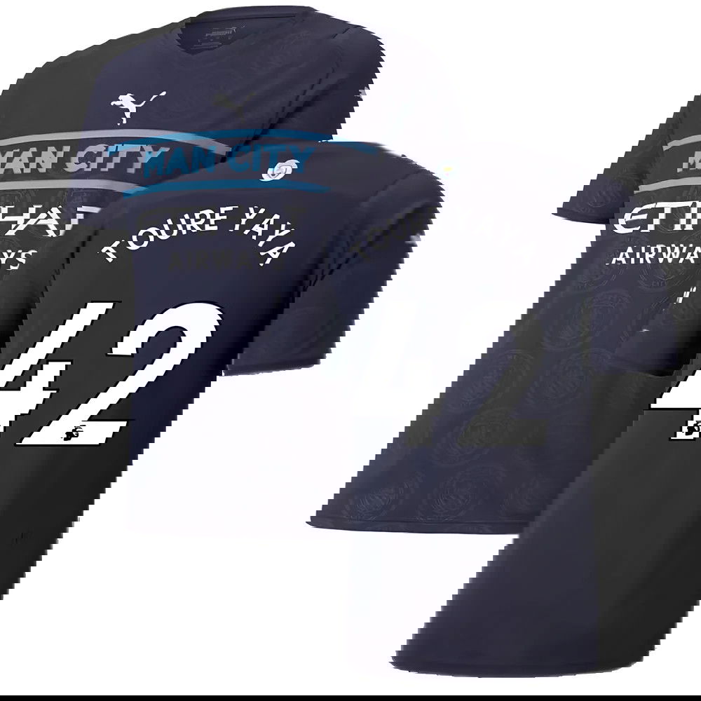 2021-2022 Man City Third Shirt (TOURE YAYA 42)