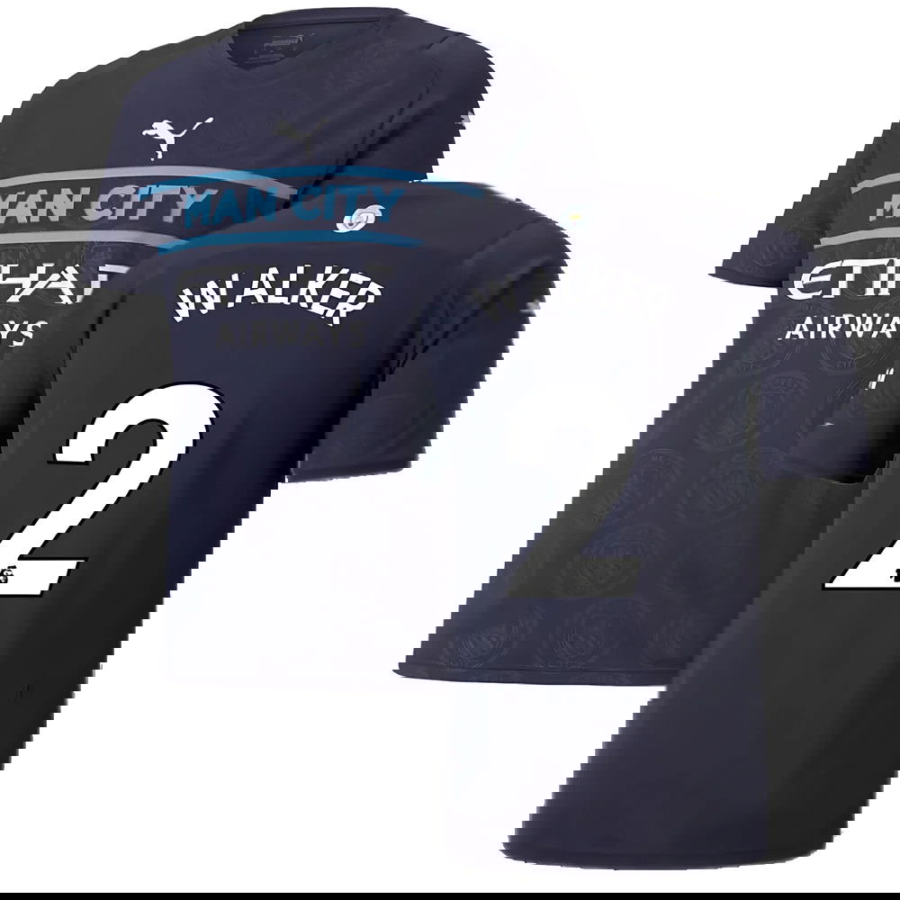 2021-2022 Man City Third Shirt (WALKER 2)