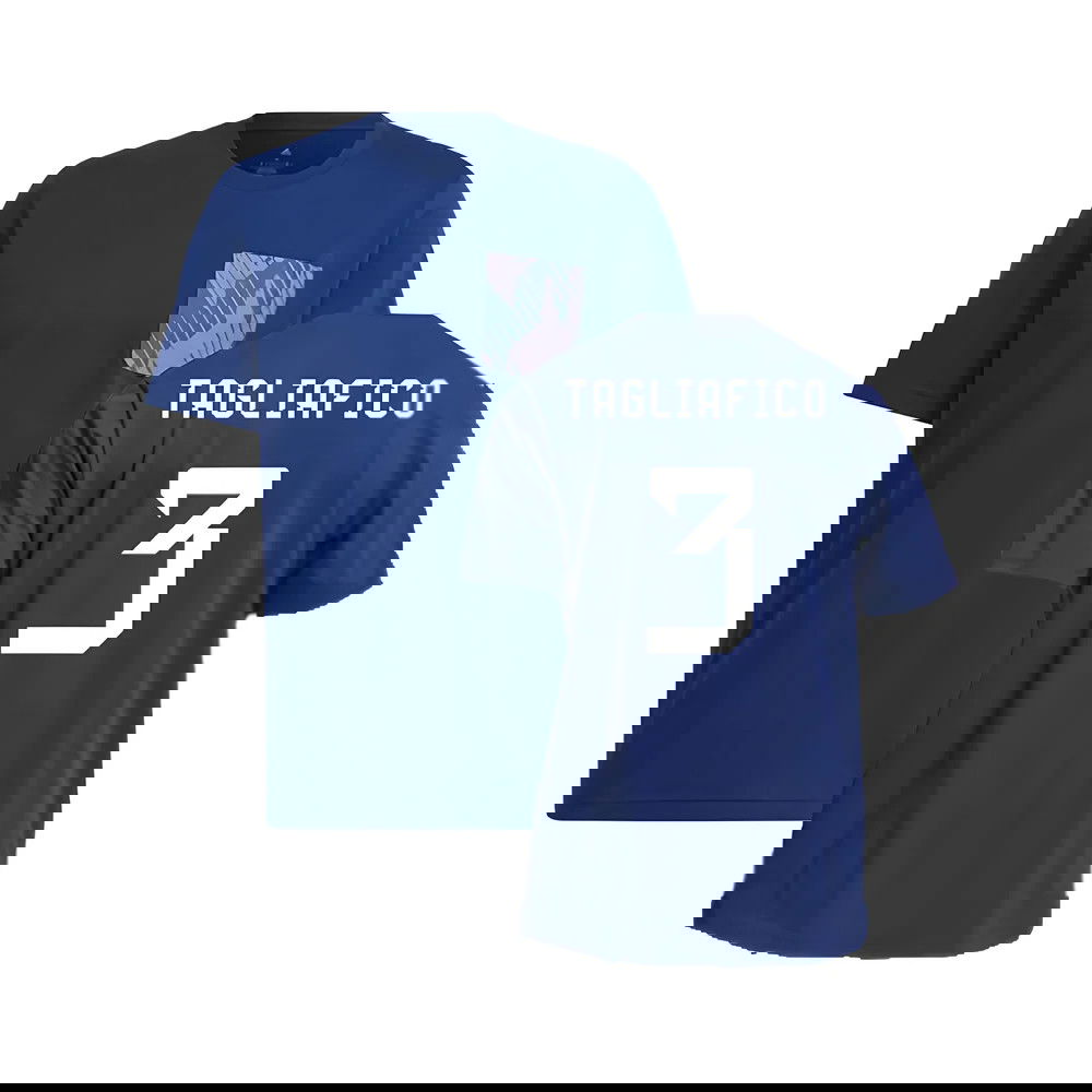 2022-2023 Argentina DNA Graphic Tee (Night Indigo) (TAGLIAFICO 3)