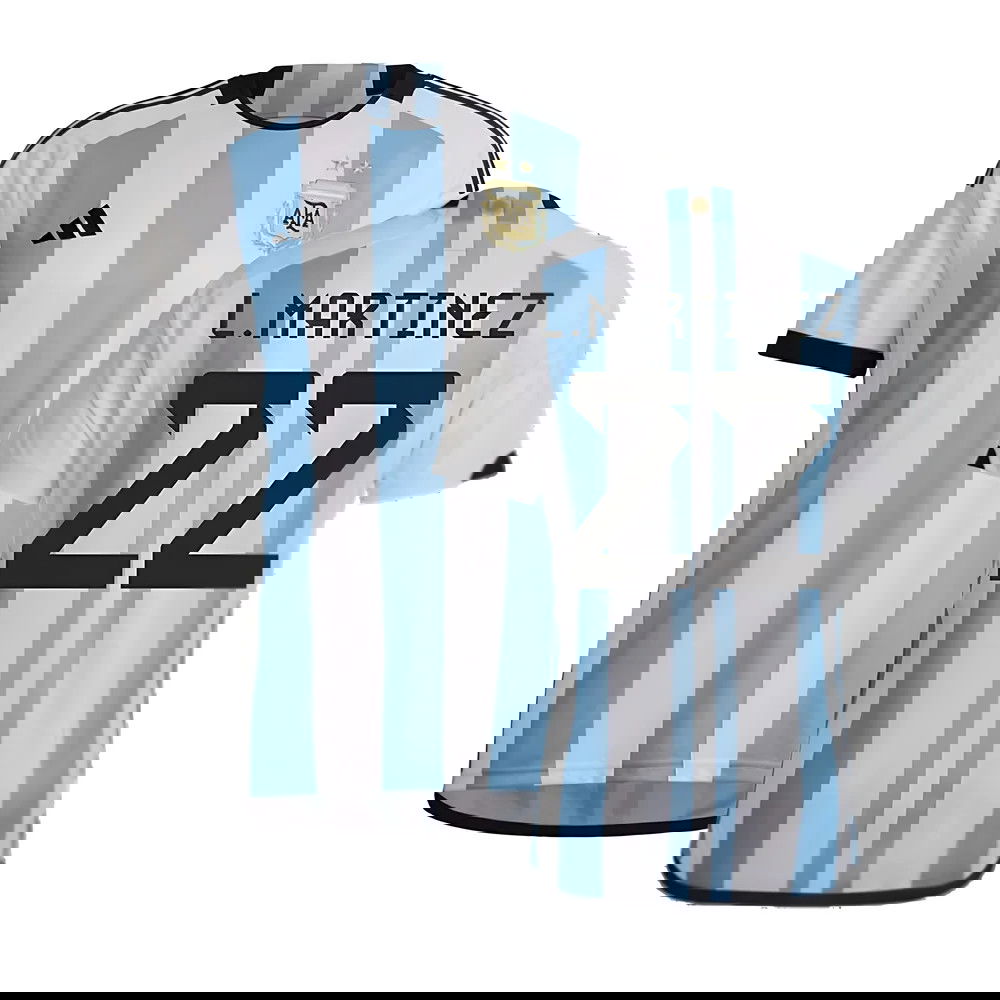 2022-2023 Argentina Home Shirt (L.MARTINEZ 22)