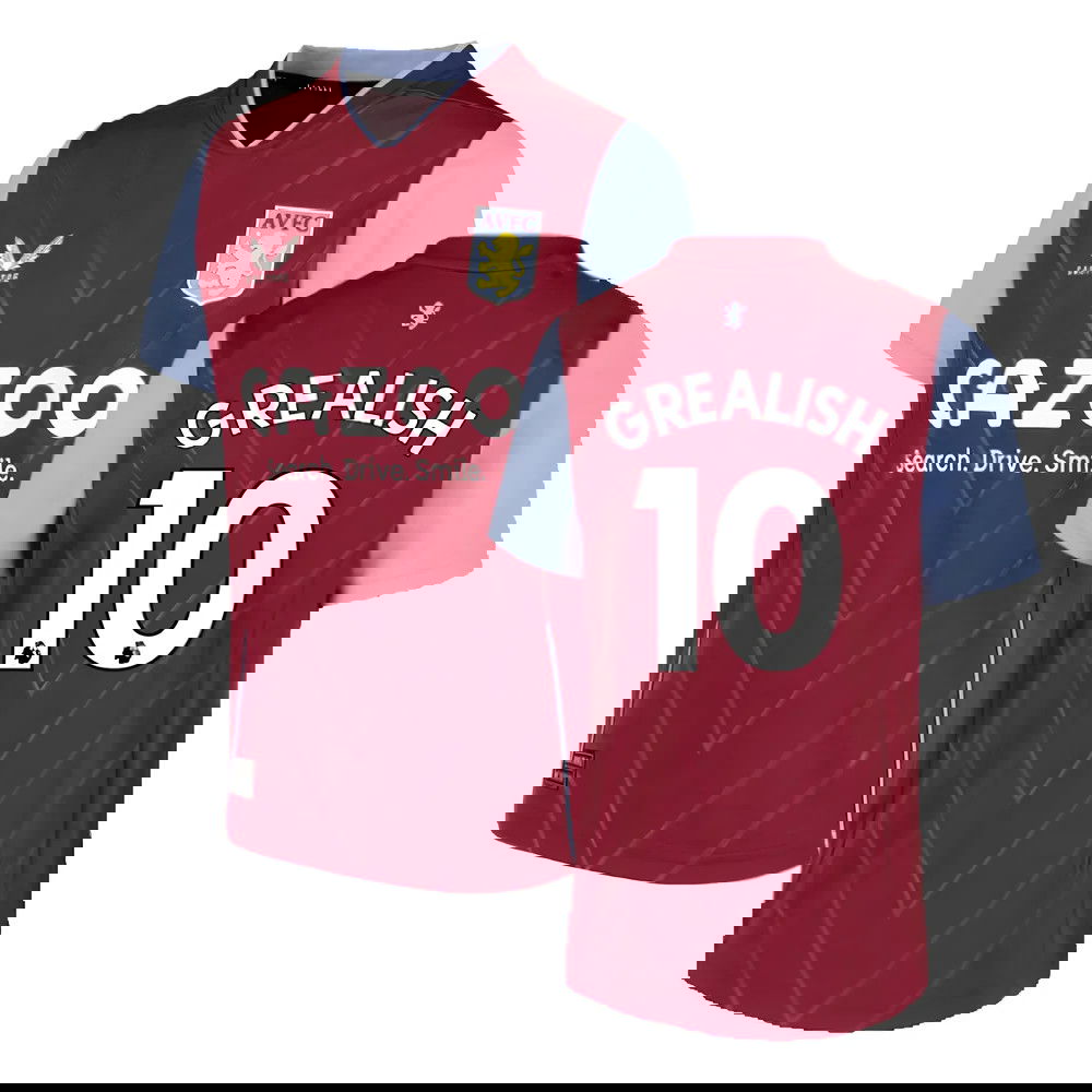 2022-2023 Aston Villa Home Shirt (Kids) (GREALISH 10)