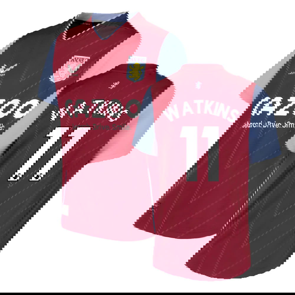 2022-2023 Aston Villa Home Shirt (Kids) (WATKINS 11)