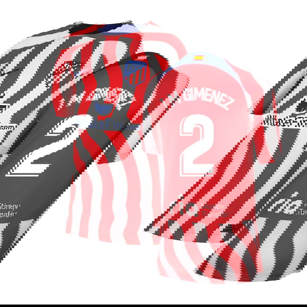 2022-2023 Atletico Madrid Home Shirt (Kids) (J M GIMENEZ 2)