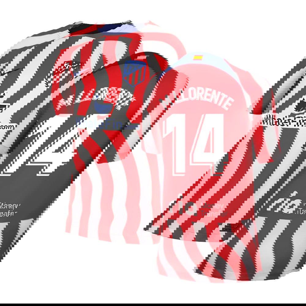2022-2023 Atletico Madrid Home Shirt (Kids) (M LLORENTE 14)