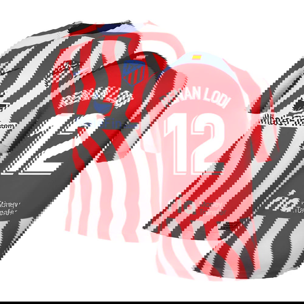 2022-2023 Atletico Madrid Home Shirt (Kids) (RENAN LODI 12)
